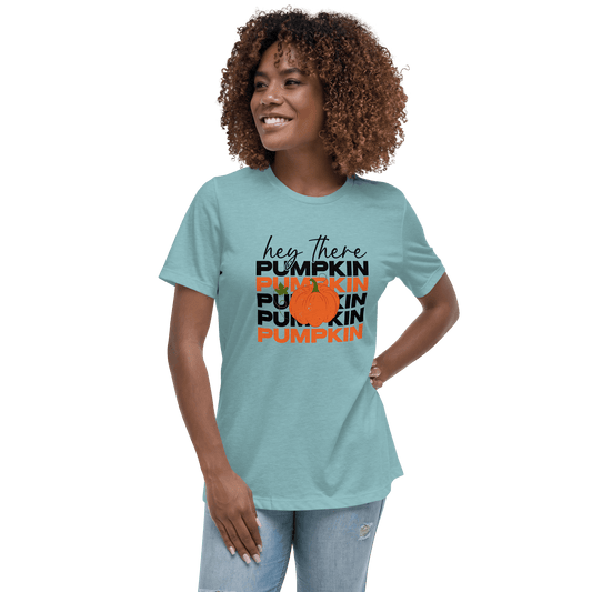 Hey There Pumpkin Relaxed T-Shirt - L & M Kee, LLC