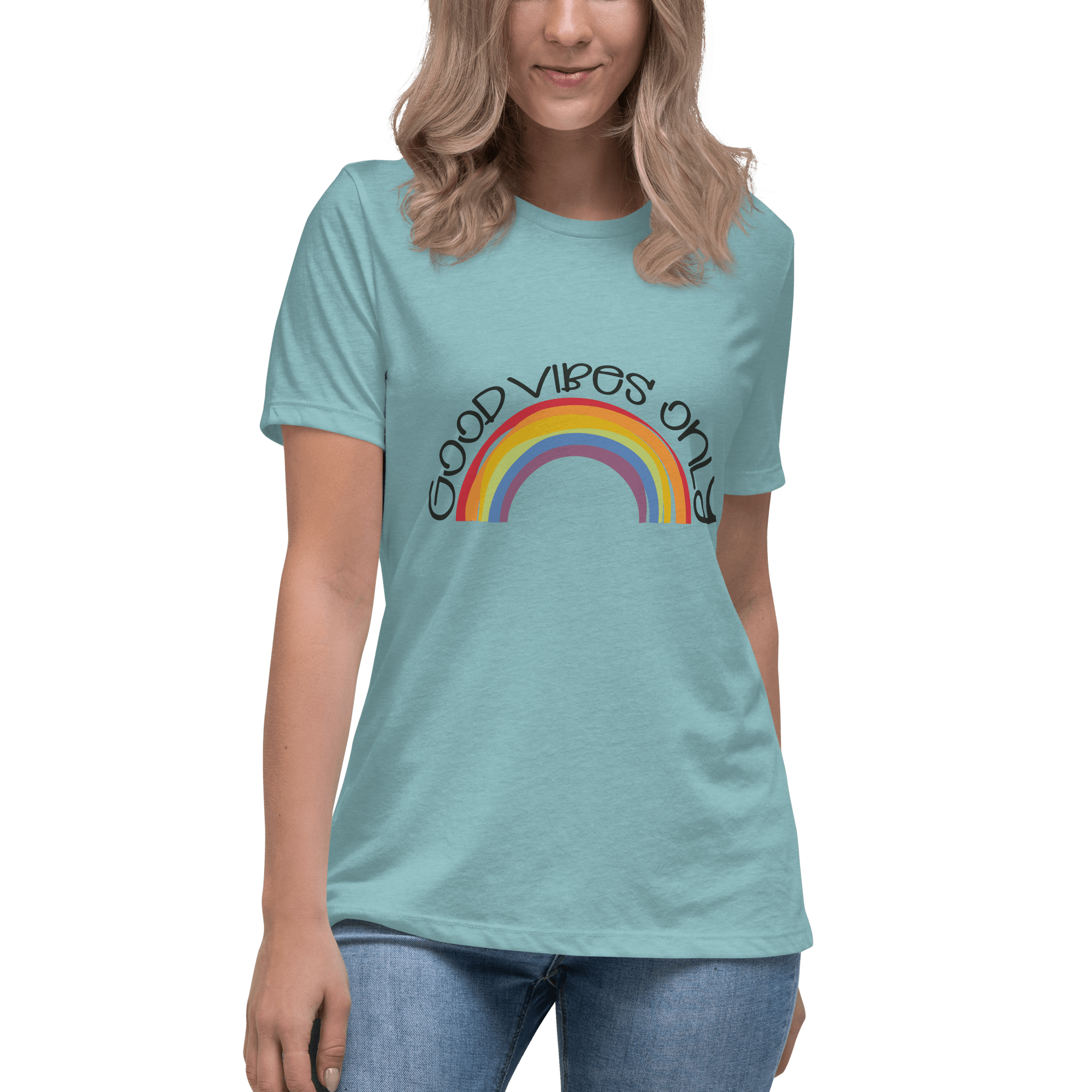 Good Vibes Women's Relaxed T-Shirt - L & M Kee, LLC