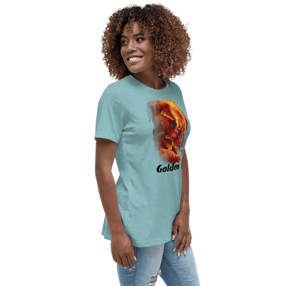 Golden Love Relaxed T-Shirt - L & M Kee, LLC