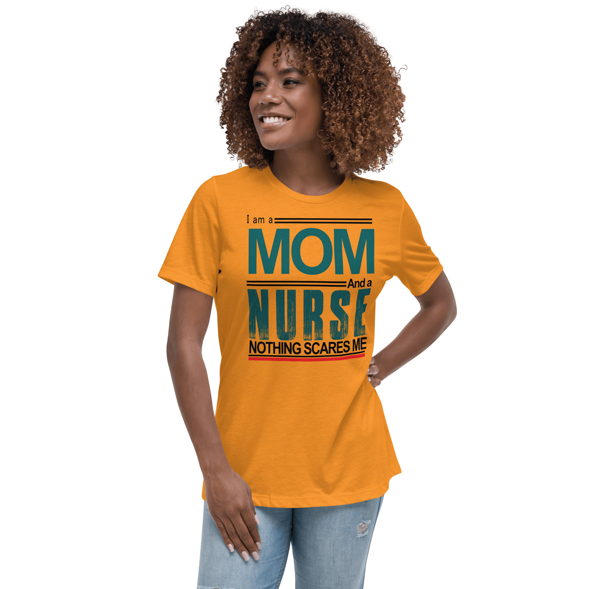 Mom Nurse Relaxed T-Shirt - L & M Kee, LLC