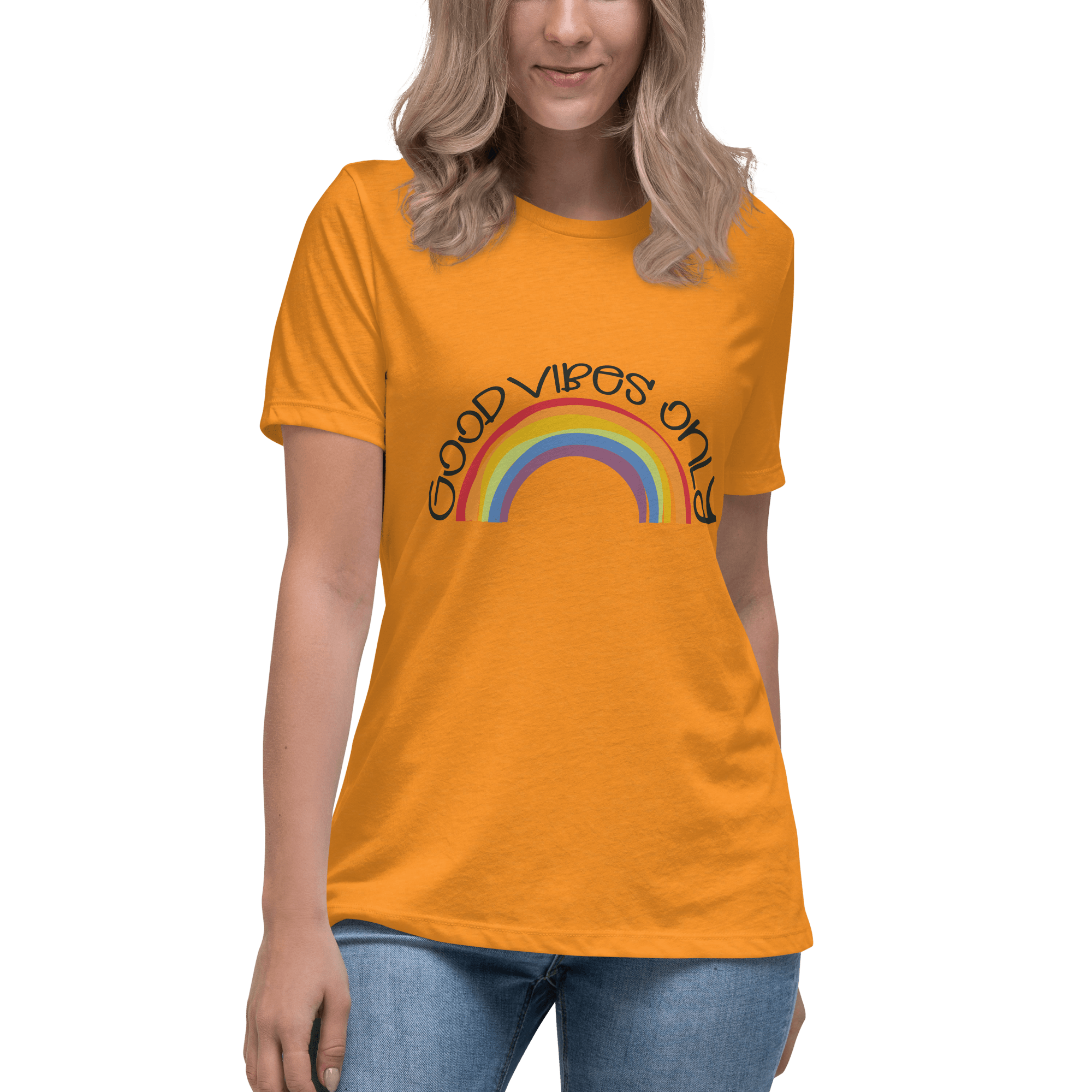 Good Vibes Women's Relaxed T-Shirt - L & M Kee, LLC