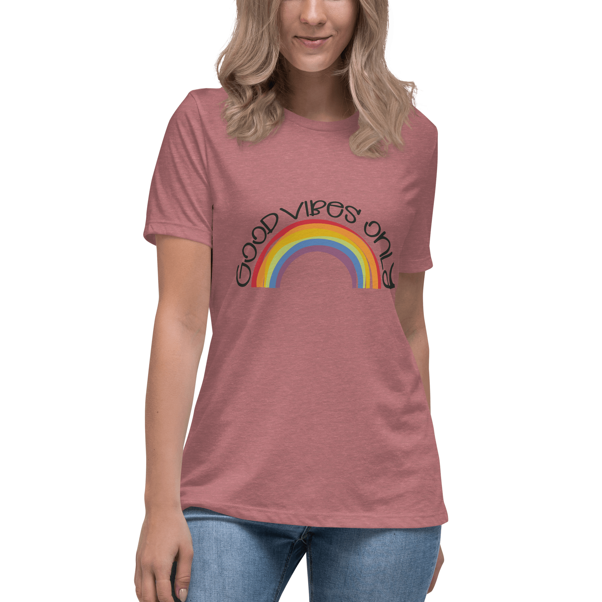 Good Vibes Women's Relaxed T-Shirt - L & M Kee, LLC
