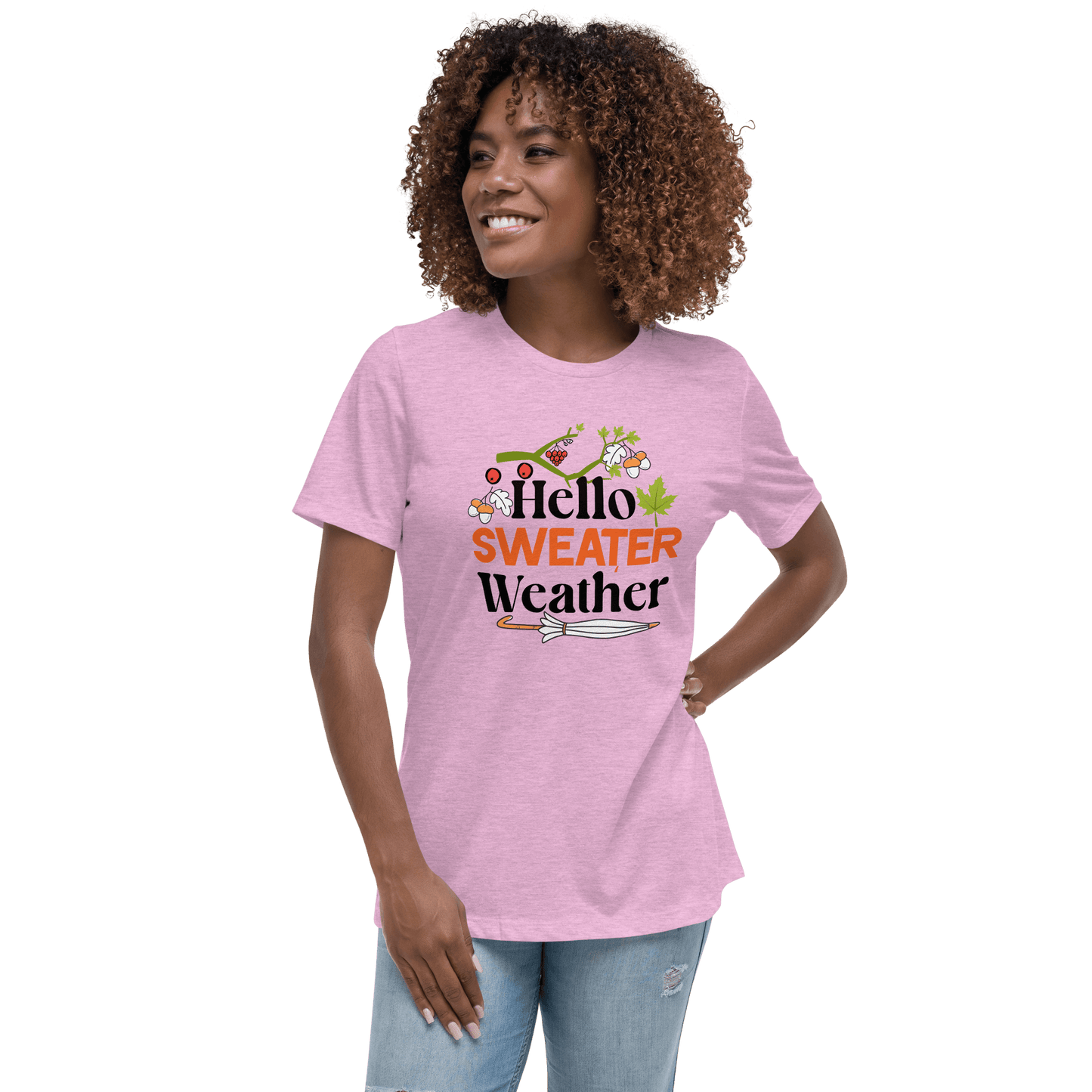 Hello Sweater Weather Relaxed T-Shirt