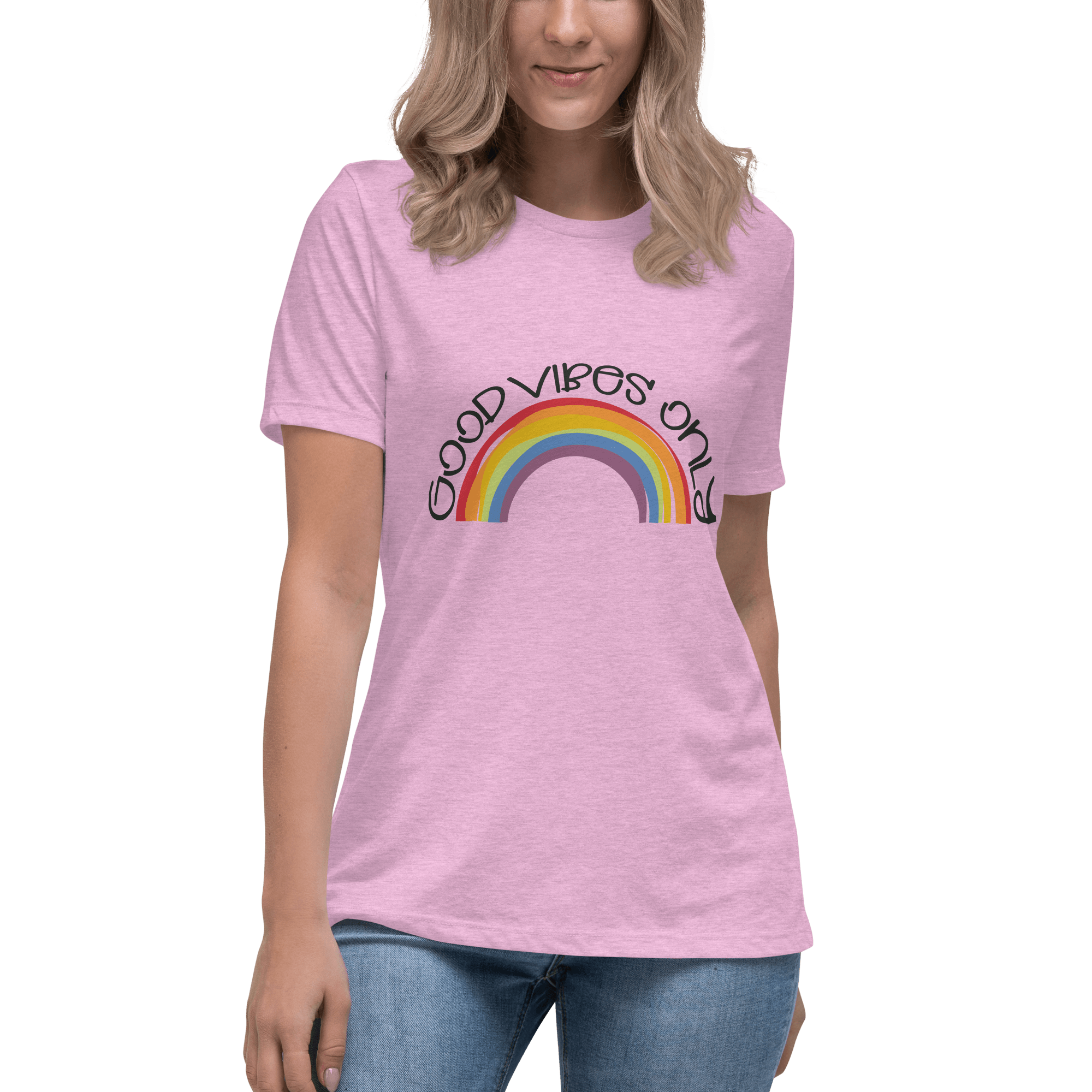 Good Vibes Women's Relaxed T-Shirt - L & M Kee, LLC