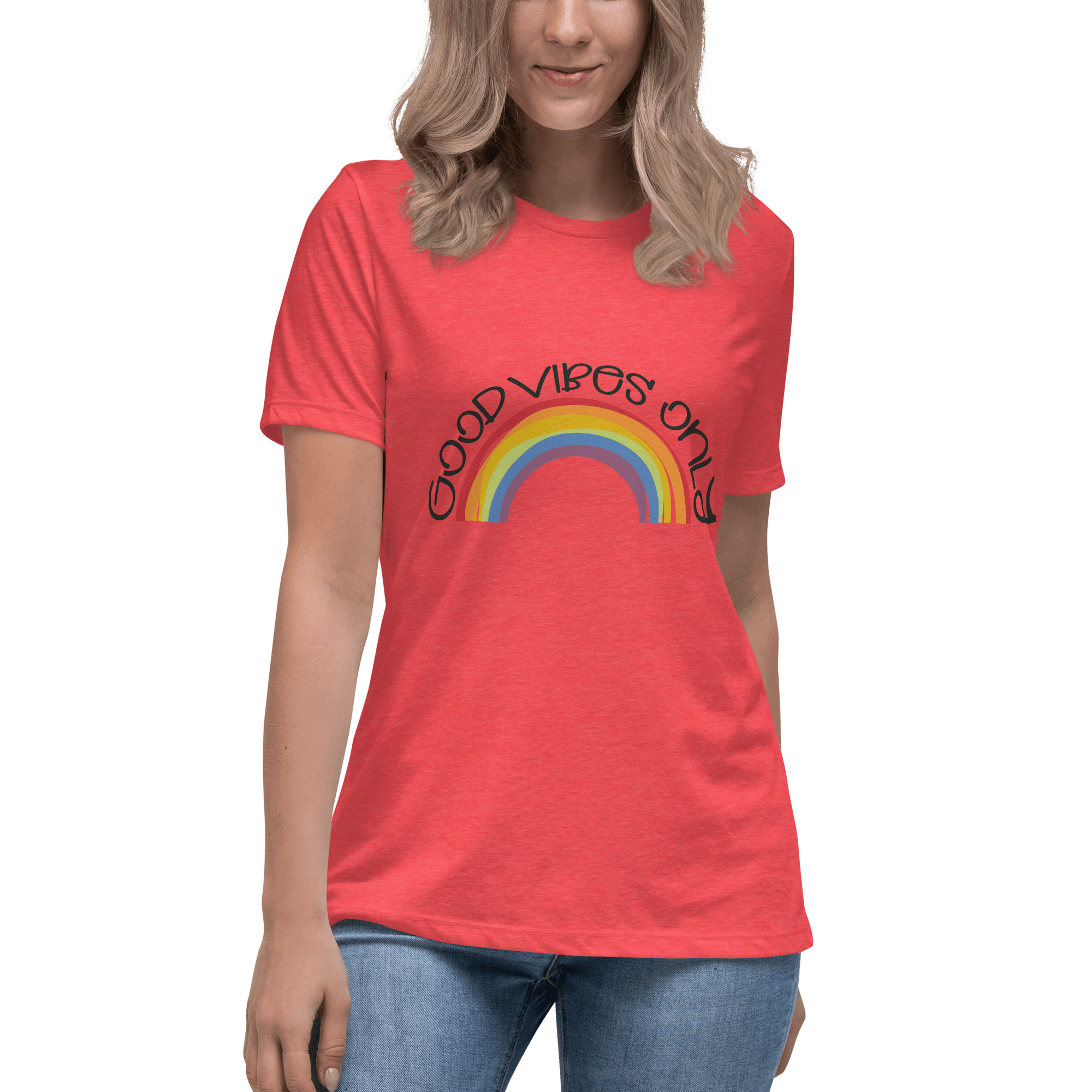Good Vibes Women's Relaxed T-Shirt - L & M Kee, LLC