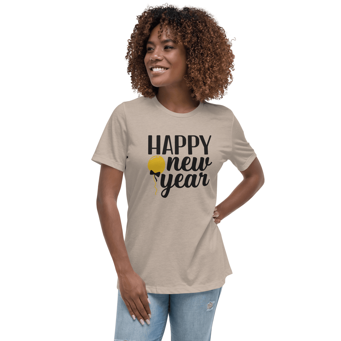 Happy New Year Relaxed T-Shirt - L & M Kee, LLC