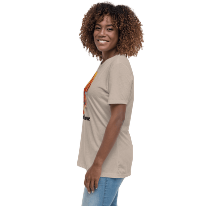 Golden Love Relaxed T-Shirt - L & M Kee, LLC