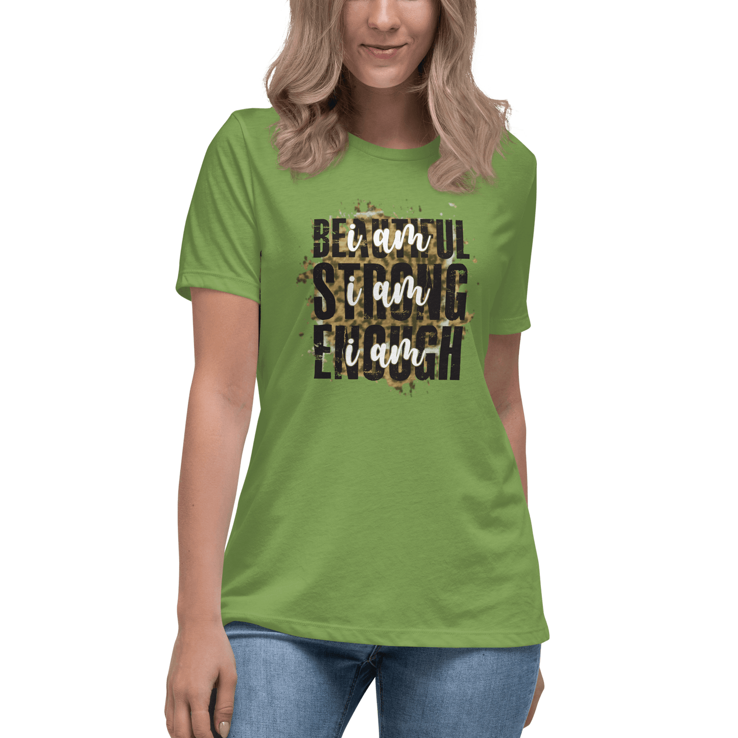 Beautiful Strong Enough Relaxed T-Shirt - L & M Kee, LLC