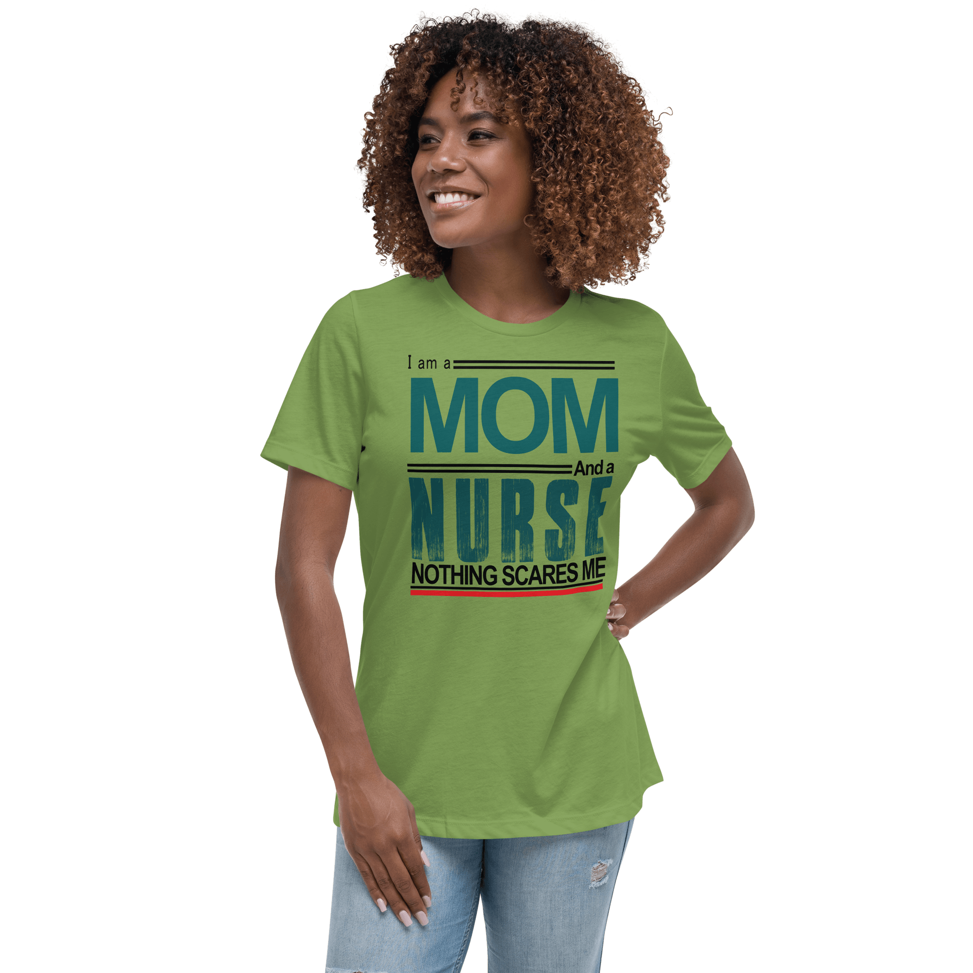 Mom Nurse Relaxed T-Shirt - L & M Kee, LLC