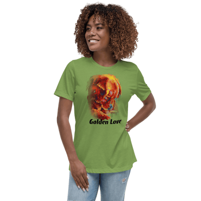 Golden Love Relaxed T-Shirt - L & M Kee, LLC