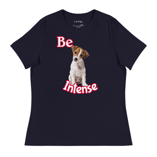 Be Intense Jack Russell Relaxed T-Shirt - L & M Kee, LLC