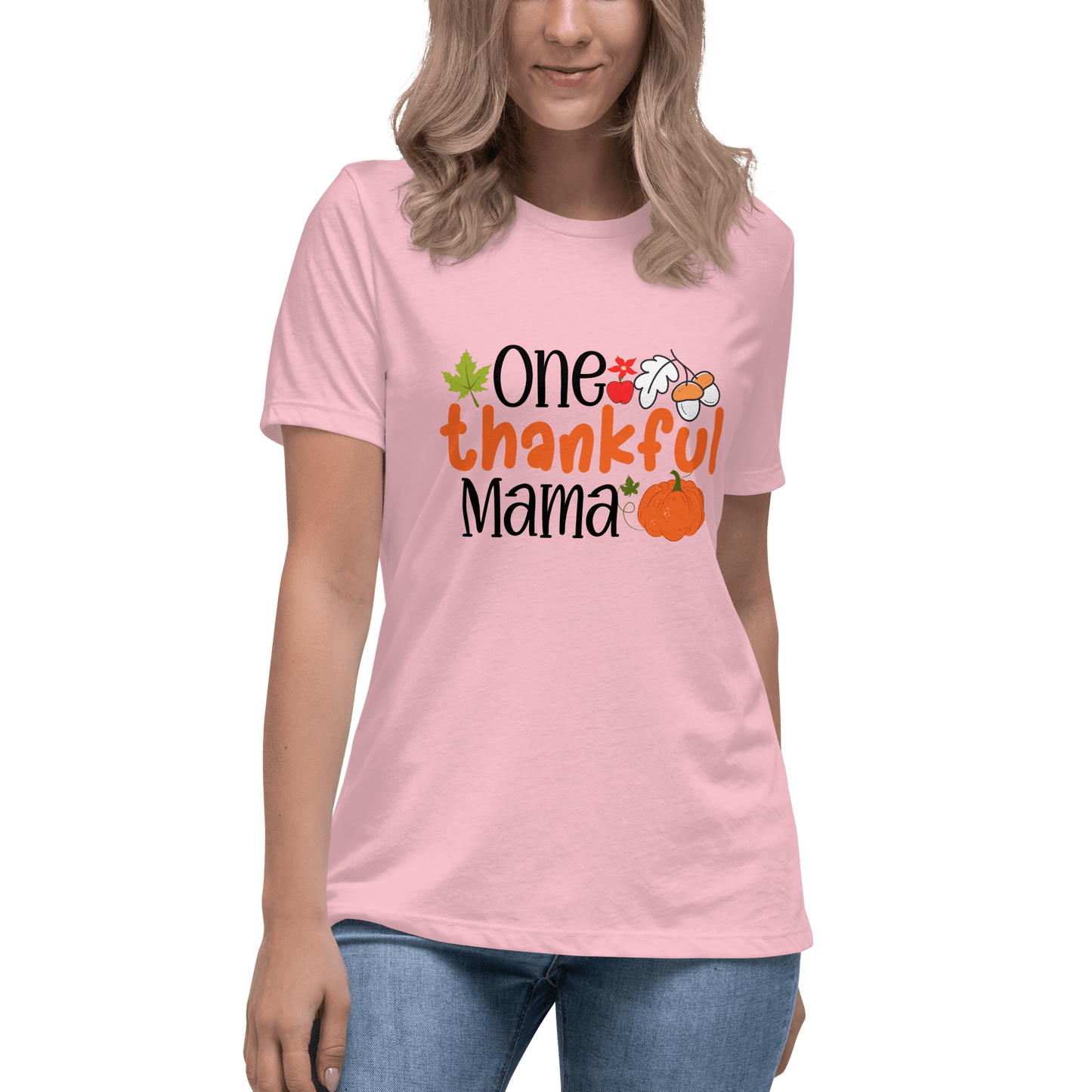 One Thankful Mama Relaxed T-Shirt
