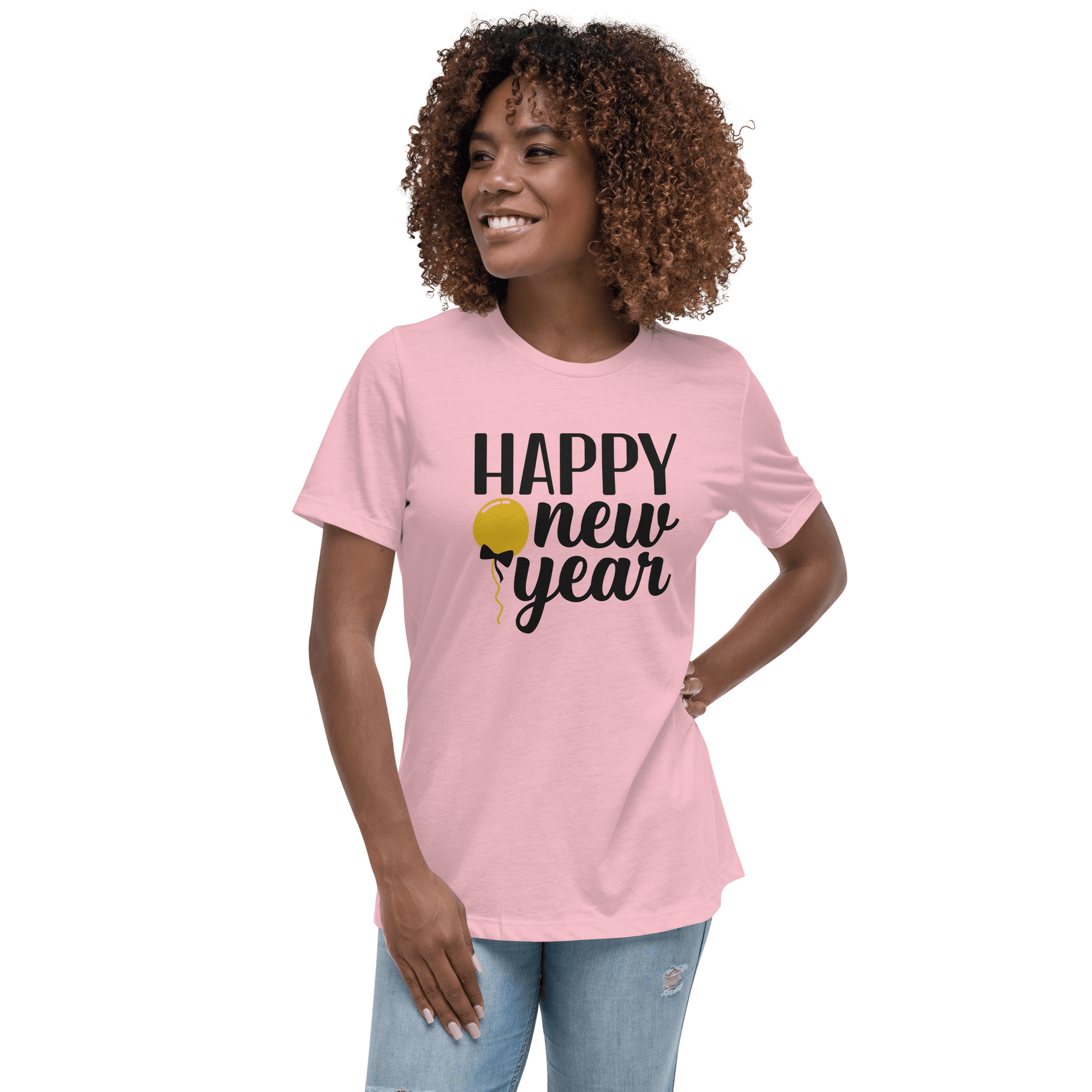 Happy New Year Relaxed T-Shirt - L & M Kee, LLC