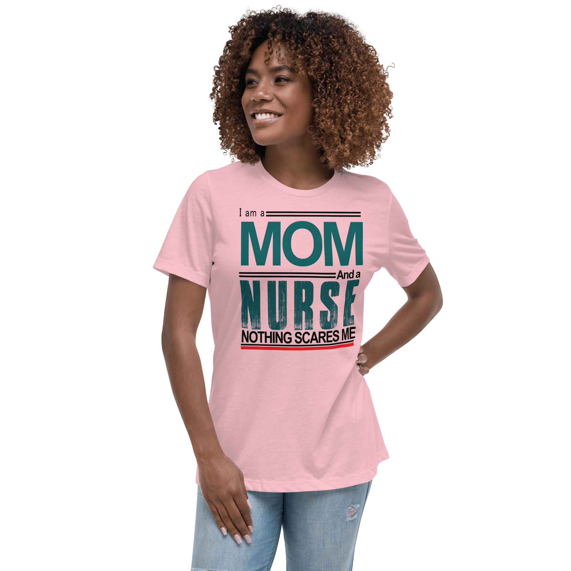 Mom Nurse Relaxed T-Shirt - L & M Kee, LLC