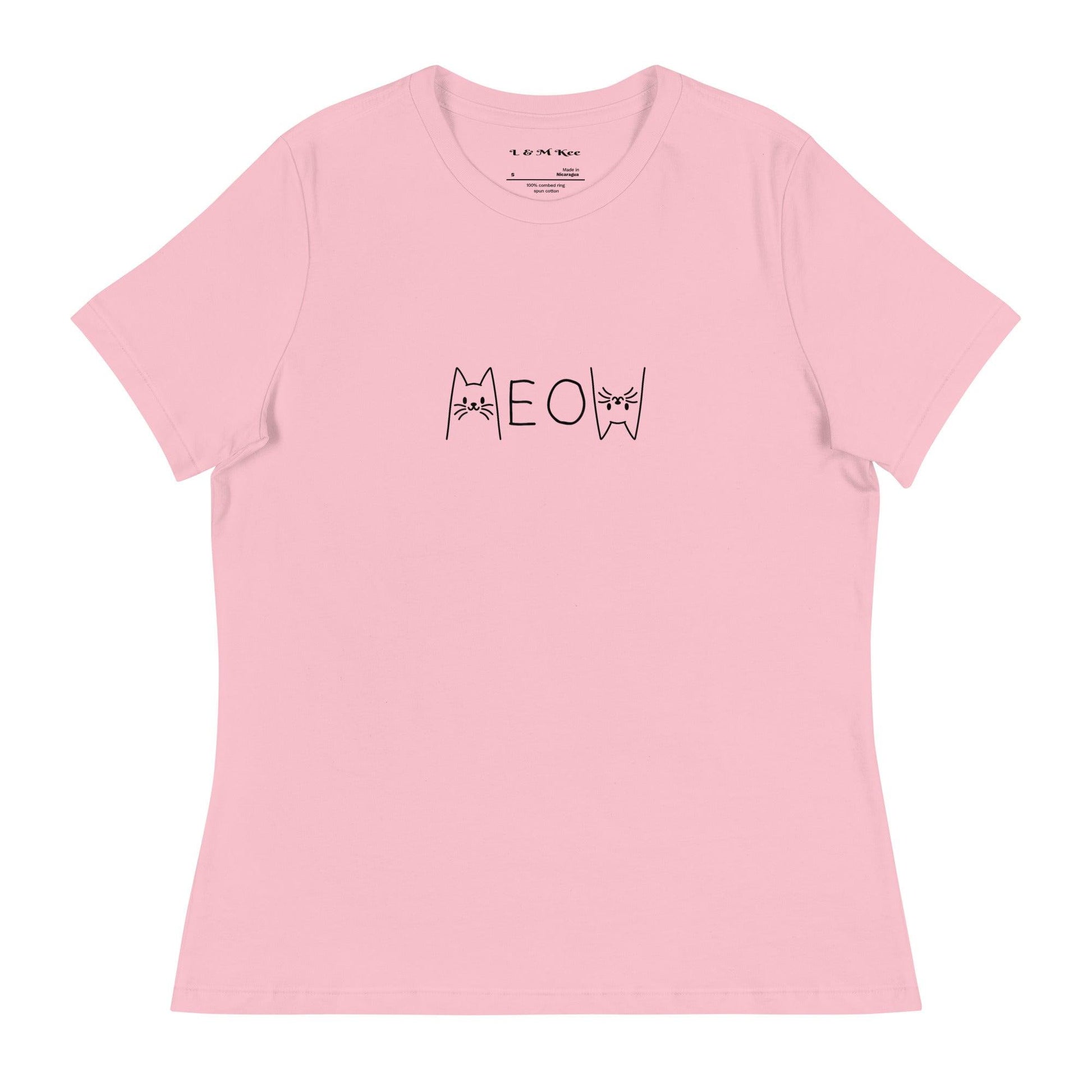 Meow Relaxed T-Shirt - L & M Kee, LLC
