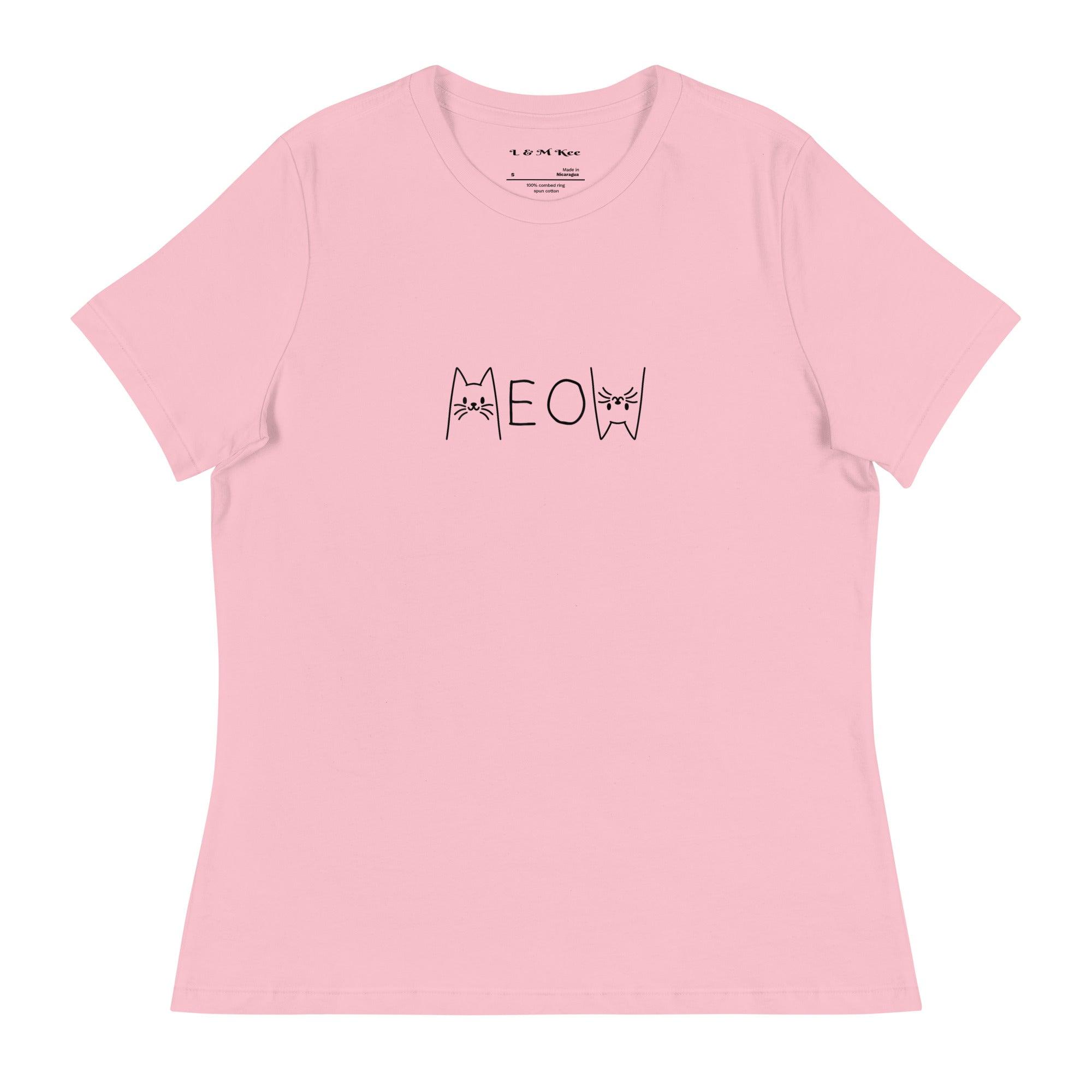 Meow Relaxed T-Shirt - L & M Kee, LLC