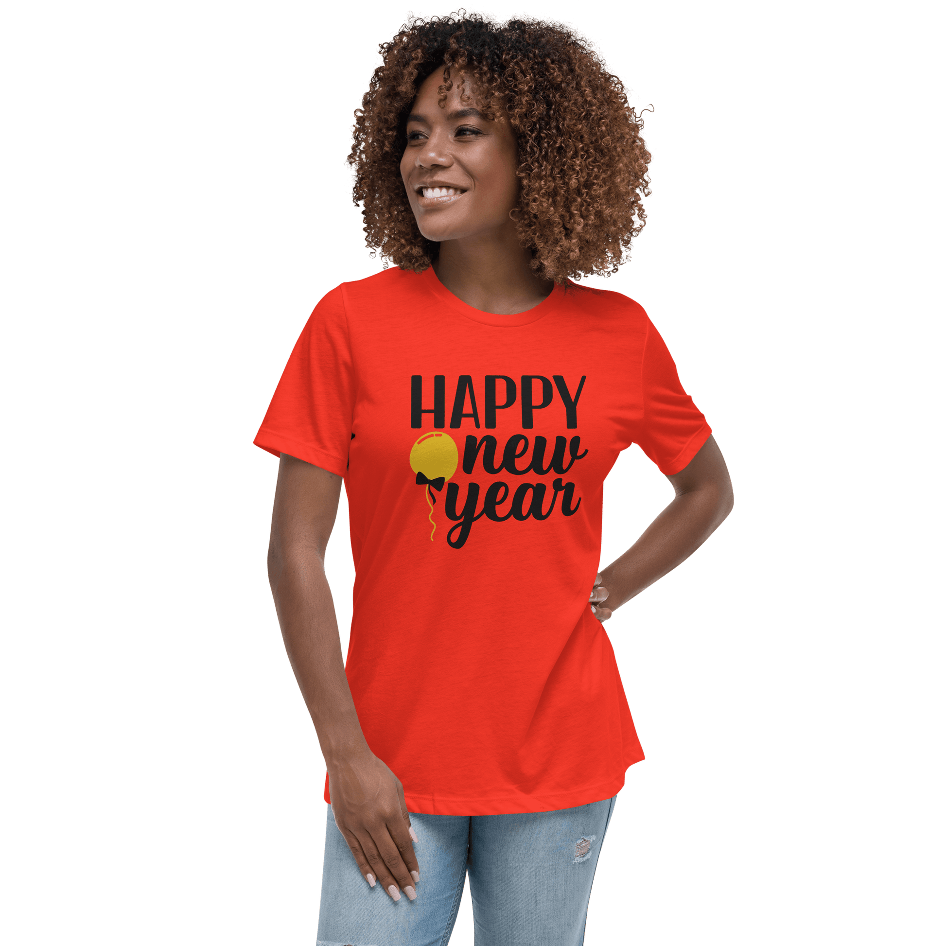 Happy New Year Relaxed T-Shirt - L & M Kee, LLC