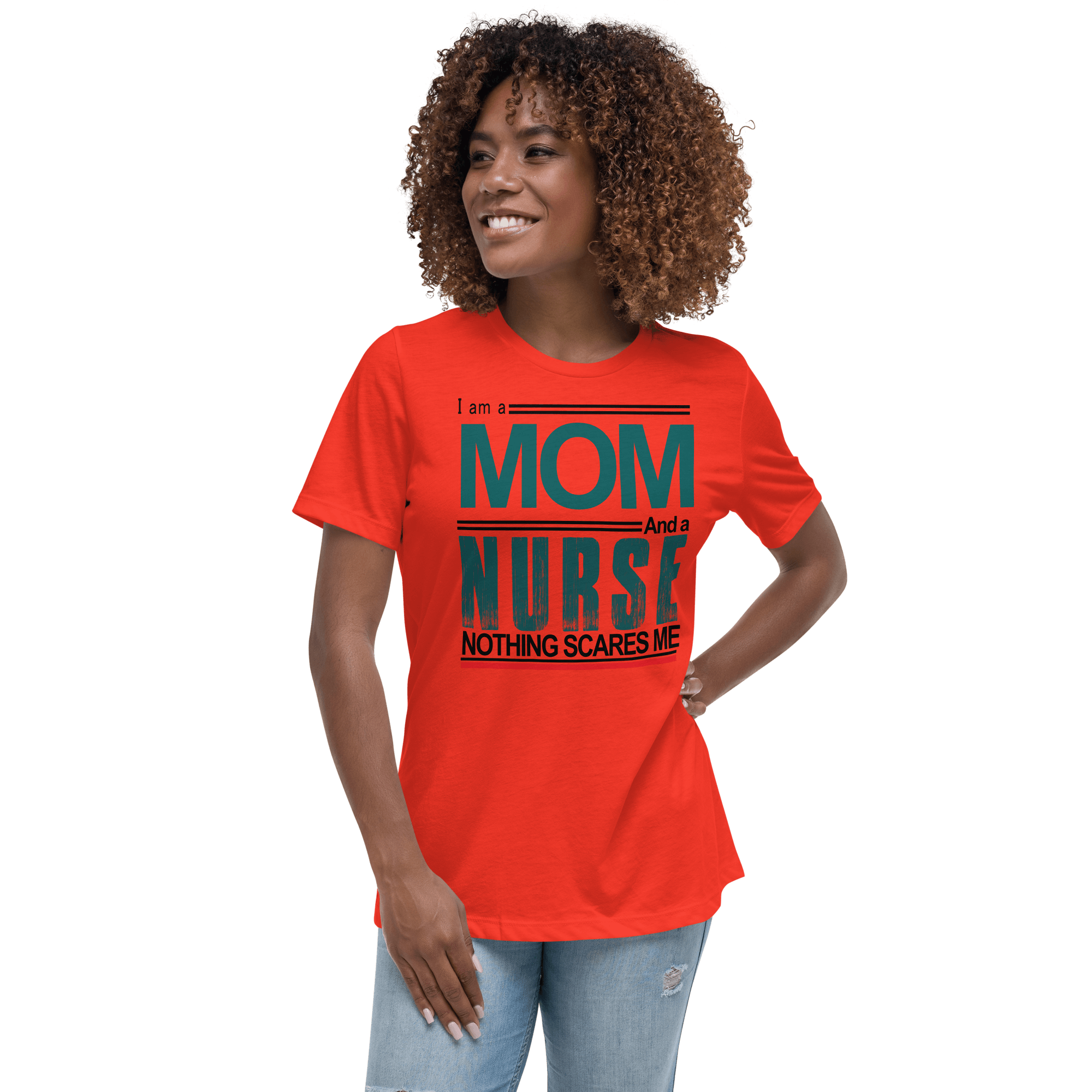 Mom Nurse Relaxed T-Shirt - L & M Kee, LLC