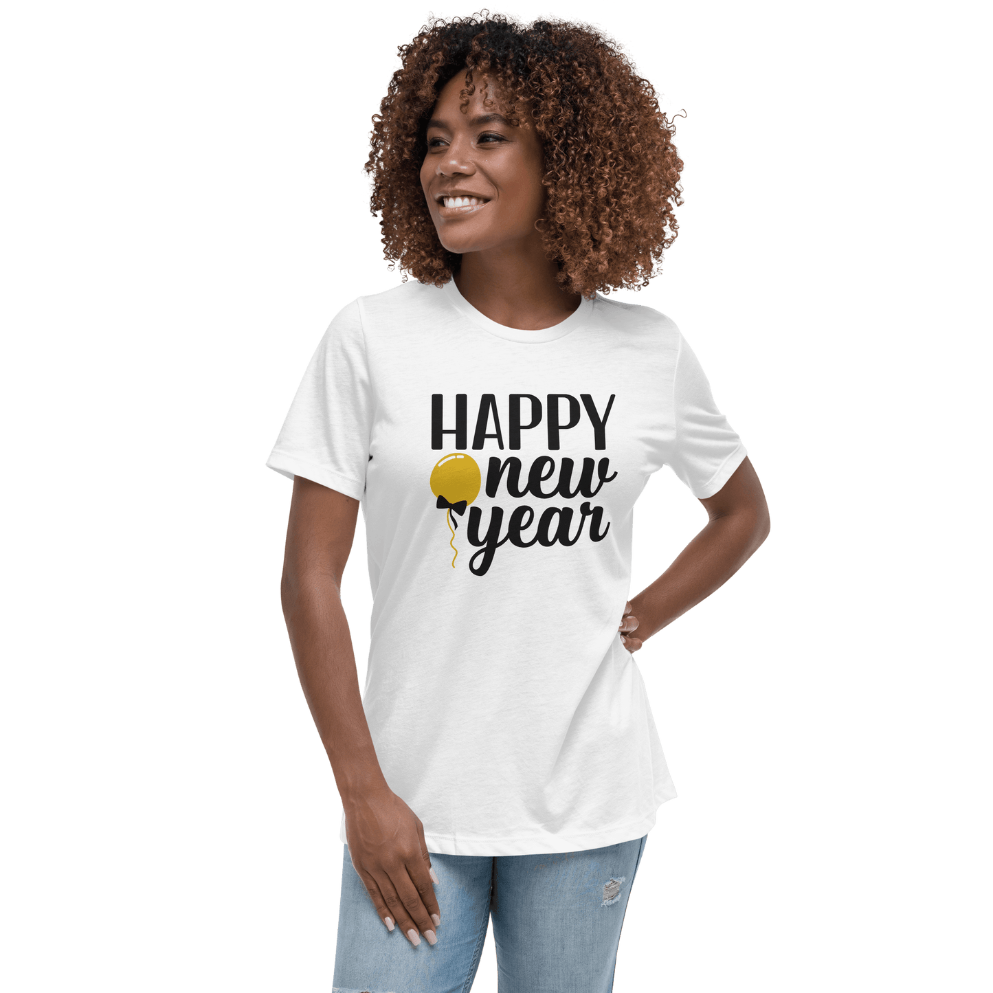 Happy New Year Relaxed T-Shirt - L & M Kee, LLC