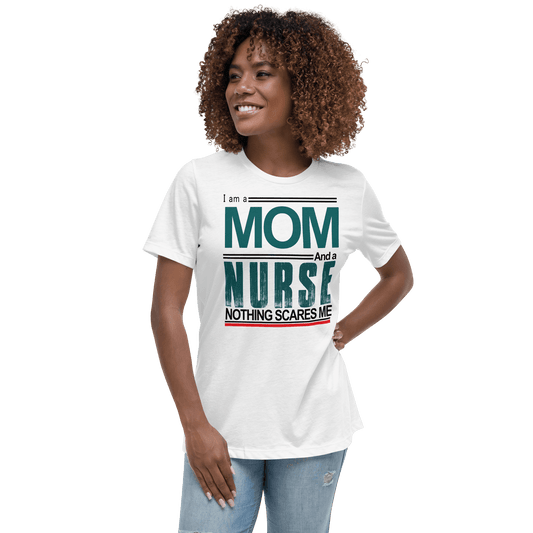 Mom Nurse Relaxed T-Shirt - L & M Kee, LLC
