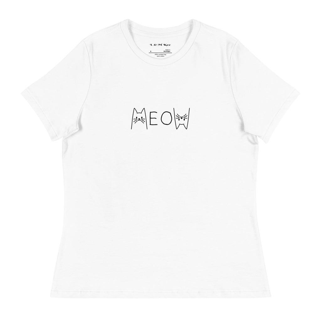 Meow Relaxed T-Shirt - L & M Kee, LLC