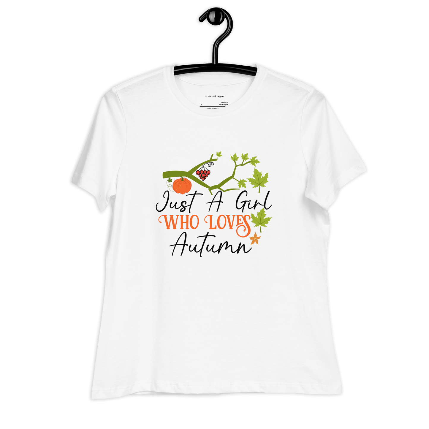 Just a Girl Who Loves Autumn Relaxed T-Shirt