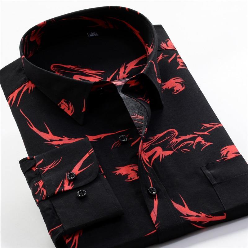 Loose Long-sleeved Hawaii Shirt - L & M Kee, LLC