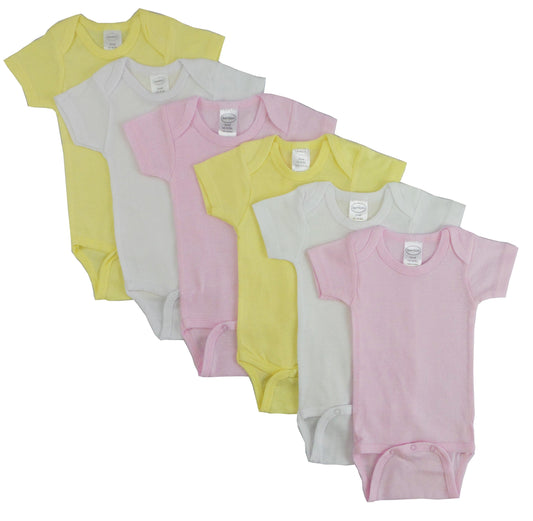 Pastel Girls Short Sleeve 6 Pack 003_003 - L & M Kee, LLC