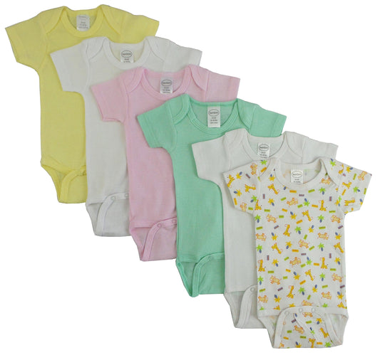 Pastel Girls Short Sleeve 6 Pack 003_004 - L & M Kee, LLC