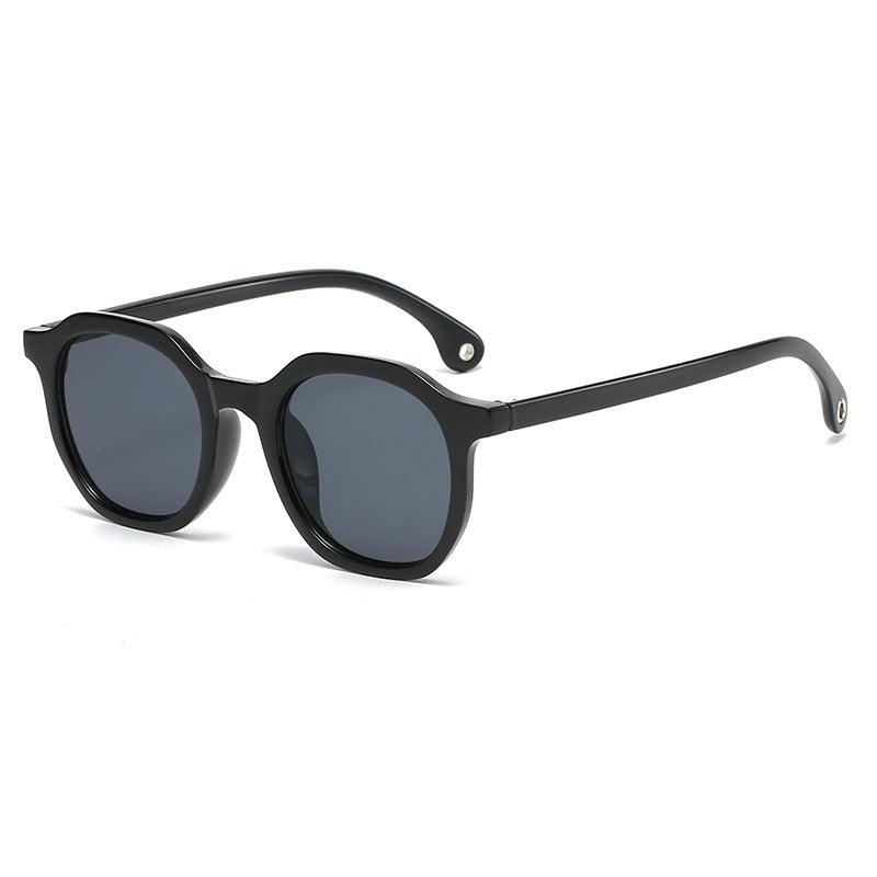 Small Frame Polygonal Retro Net Red Sunglasses - L & M Kee, LLC