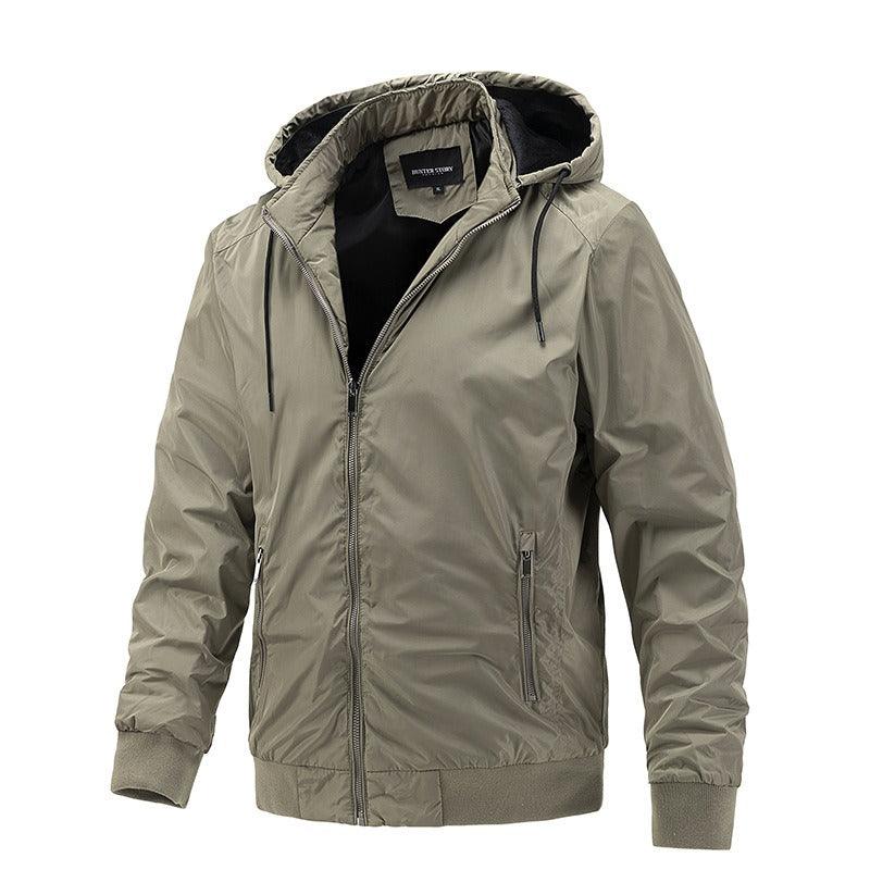 Men's Wear Removable Hooded Jacket - L & M Kee, LLC