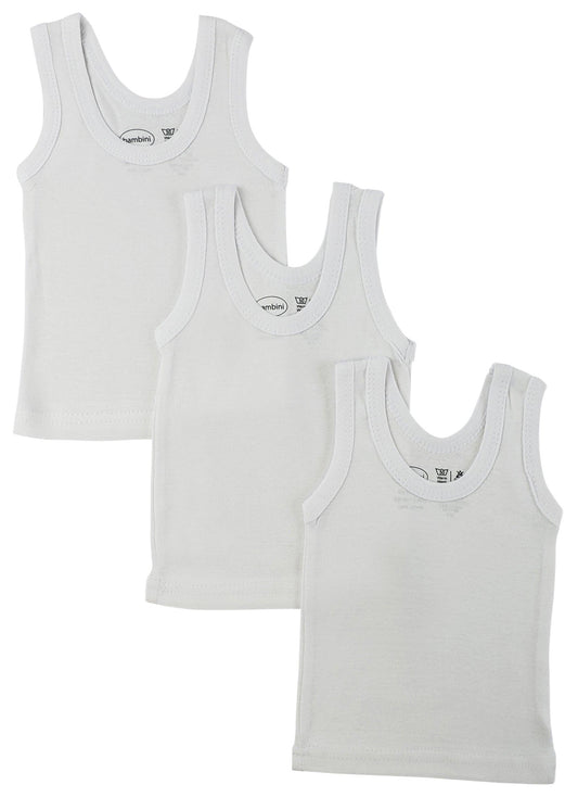 White Tank Top 3 Pack 034Pack - L & M Kee, LLC