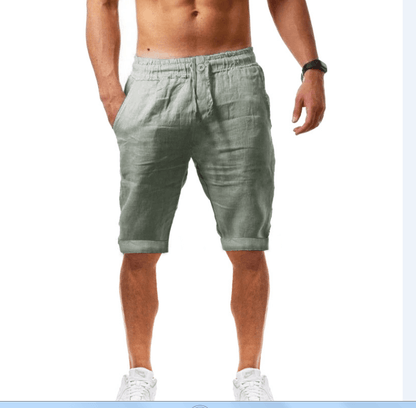 Sporty Linen Shorts - L & M Kee, LLC