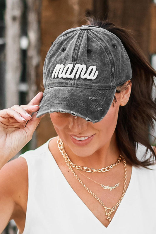 Mama Embroidered Baseball Cap - L & M Kee, LLC