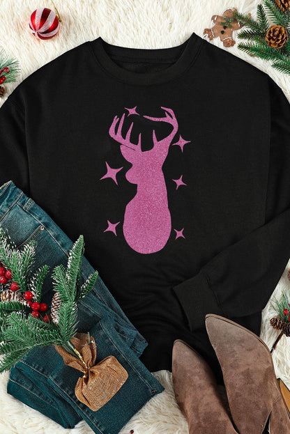 Father Christmas Embroidered Sweatshirt - L & M Kee, LLC