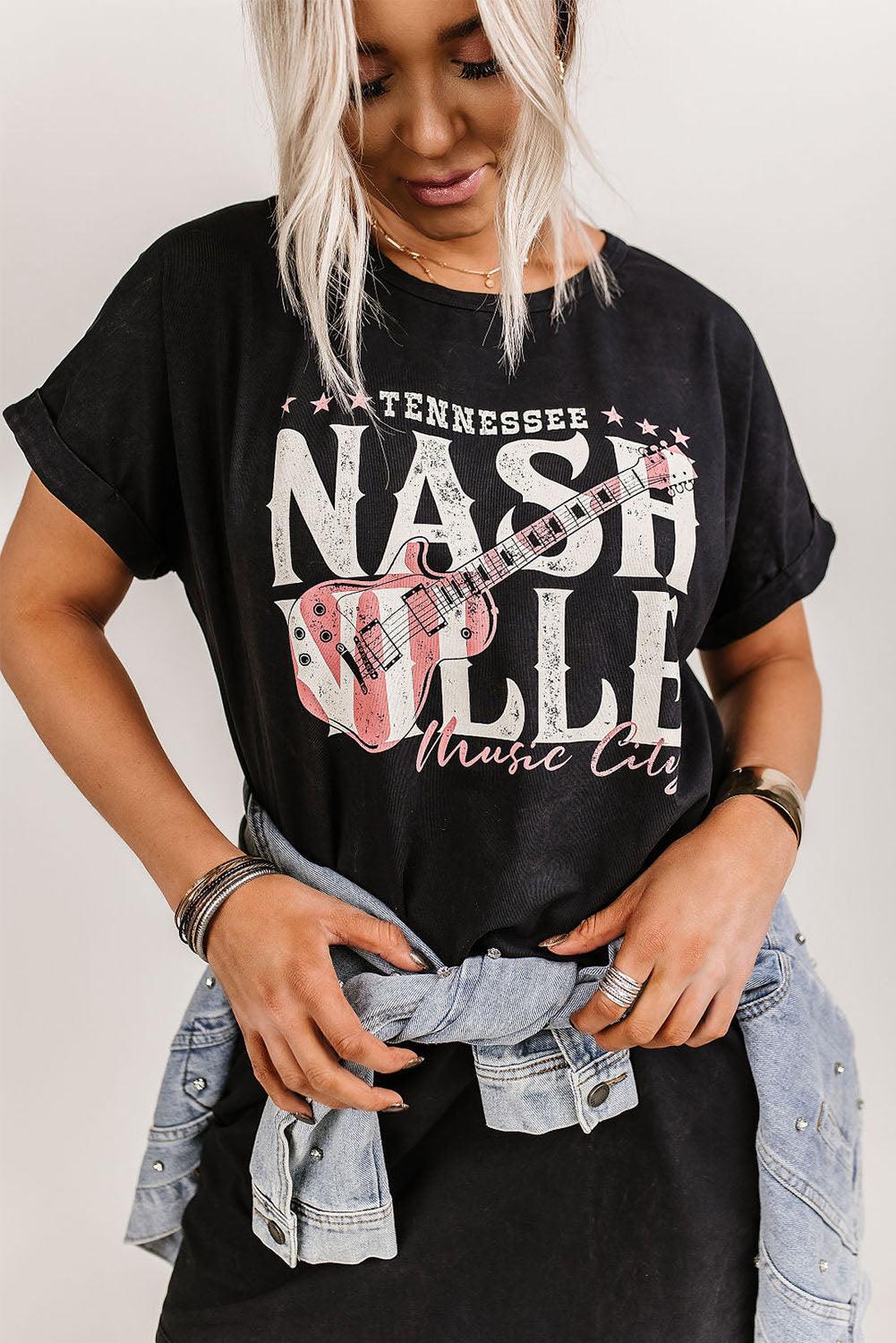 Nashville Music Festival Trending T-Shirt Dress - L & M Kee, LLC