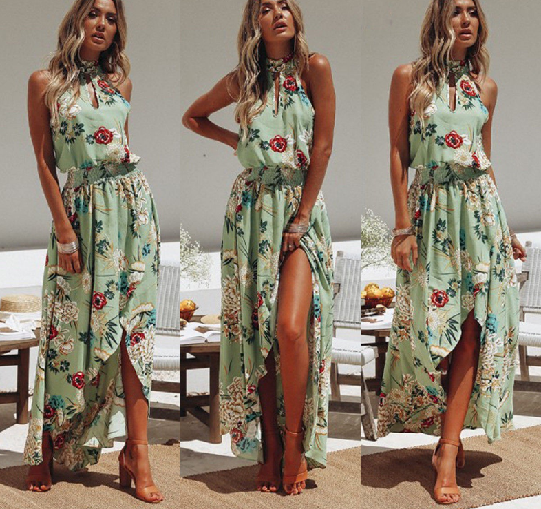 Trendy Bohemian Beach Dress - L & M Kee, LLC