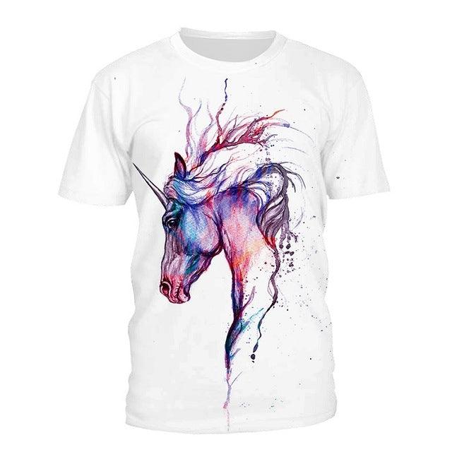 Horse 3D Printed T-Shirt - L & M Kee, LLC