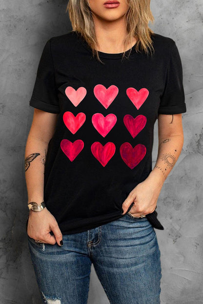 Sequin Heart Graphic Tee - L & M Kee, LLC