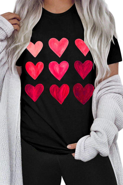 Sequin Heart Graphic Tee - L & M Kee, LLC