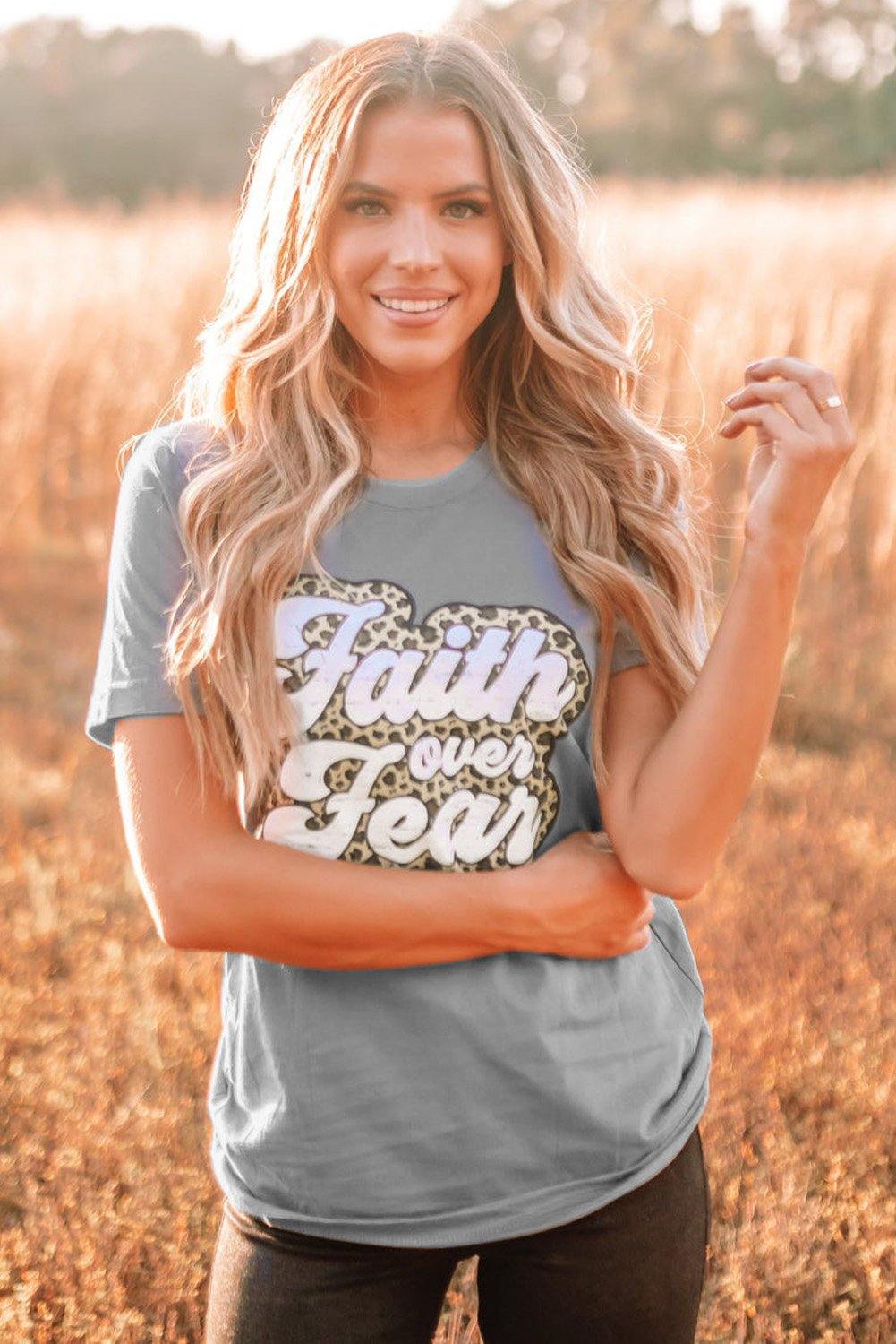 Faith Over Fear Graphic Tee - L & M Kee, LLC