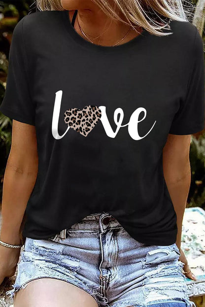 Sequin Heart Graphic Tee - L & M Kee, LLC