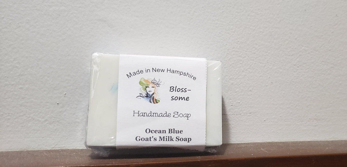 Ocean Blue Goat's Milk Soap - Trial Size - L & M Kee, LLC