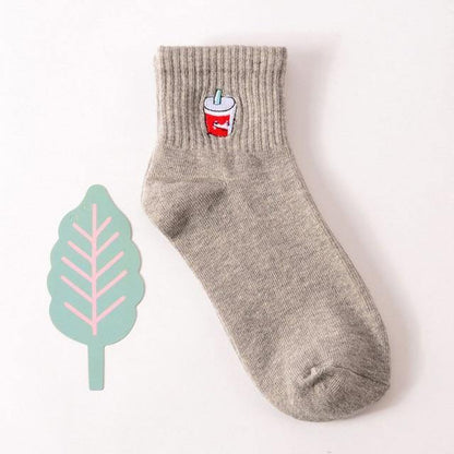 Cotton Short Character Socks - L & M Kee, LLC