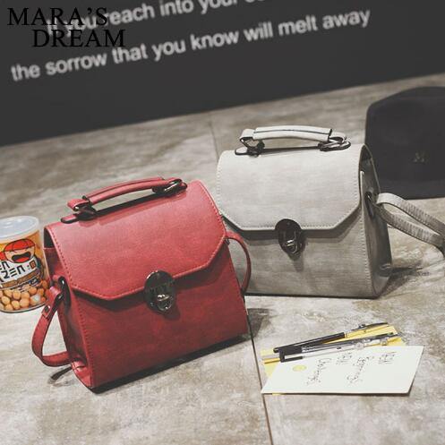 Mara's PU Leather Women Handbag Vintage Women Messenger Bag - L & M Kee, LLC