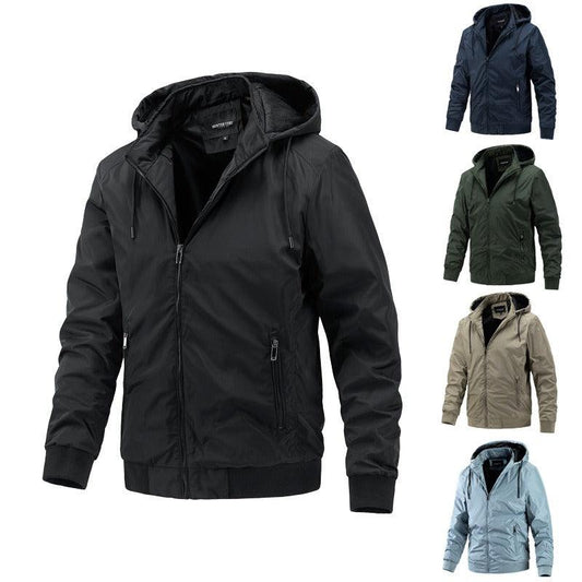 Men's Wear Removable Hooded Jacket - L & M Kee, LLC