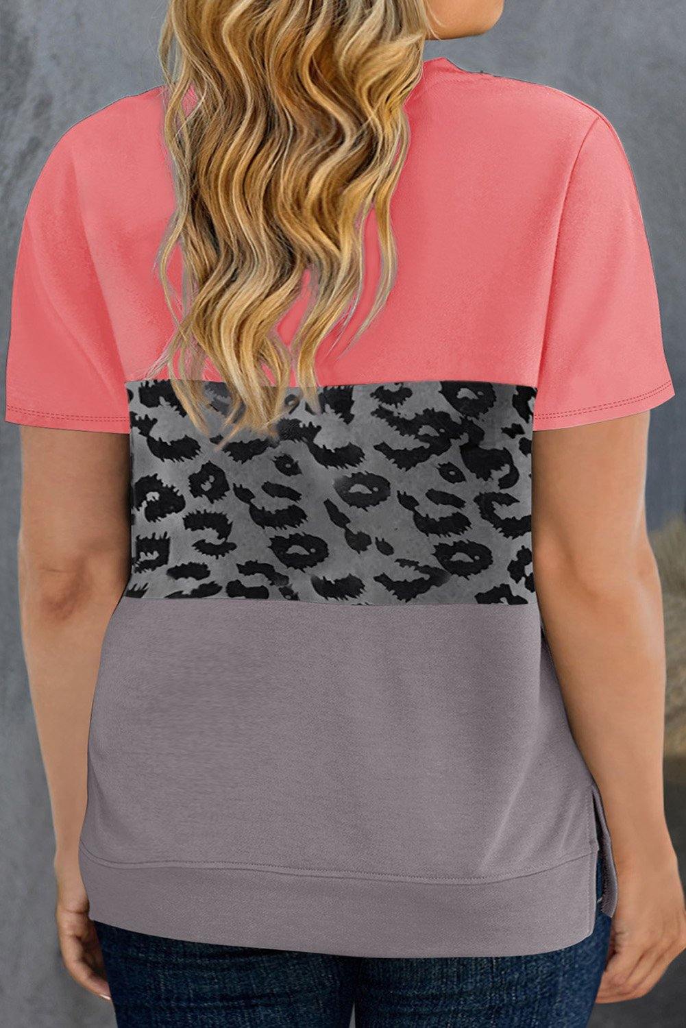 Accent Colorblock Plus Size T-shirt - L & M Kee, LLC