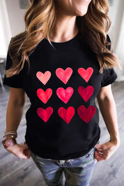 Sequin Heart Graphic Tee - L & M Kee, LLC