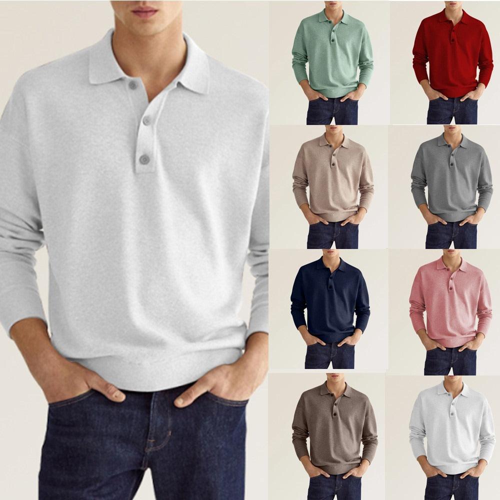 Men's Long Sleeve Polo Shirt - L & M Kee, LLC