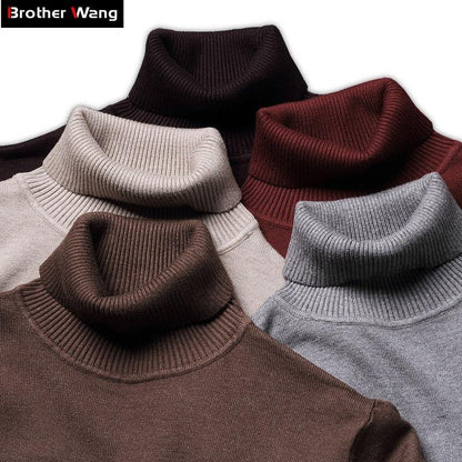 Dark Color Turtleneck Sweater - L & M Kee, LLC